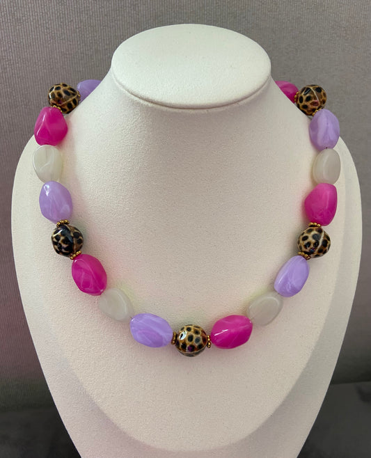 Leopard Love Statement Ketting