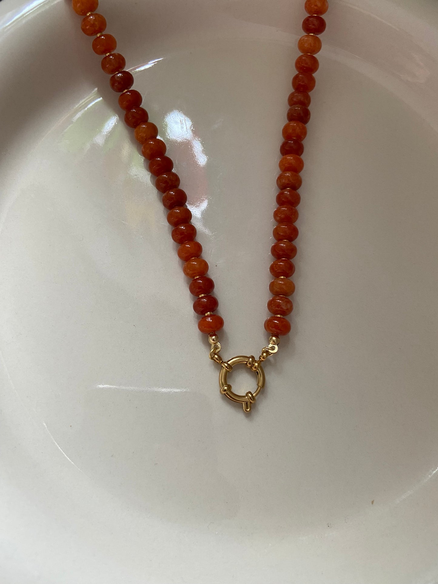Natuurstenen Kralenketting – Verkrijgbaar in 6 Kleuren