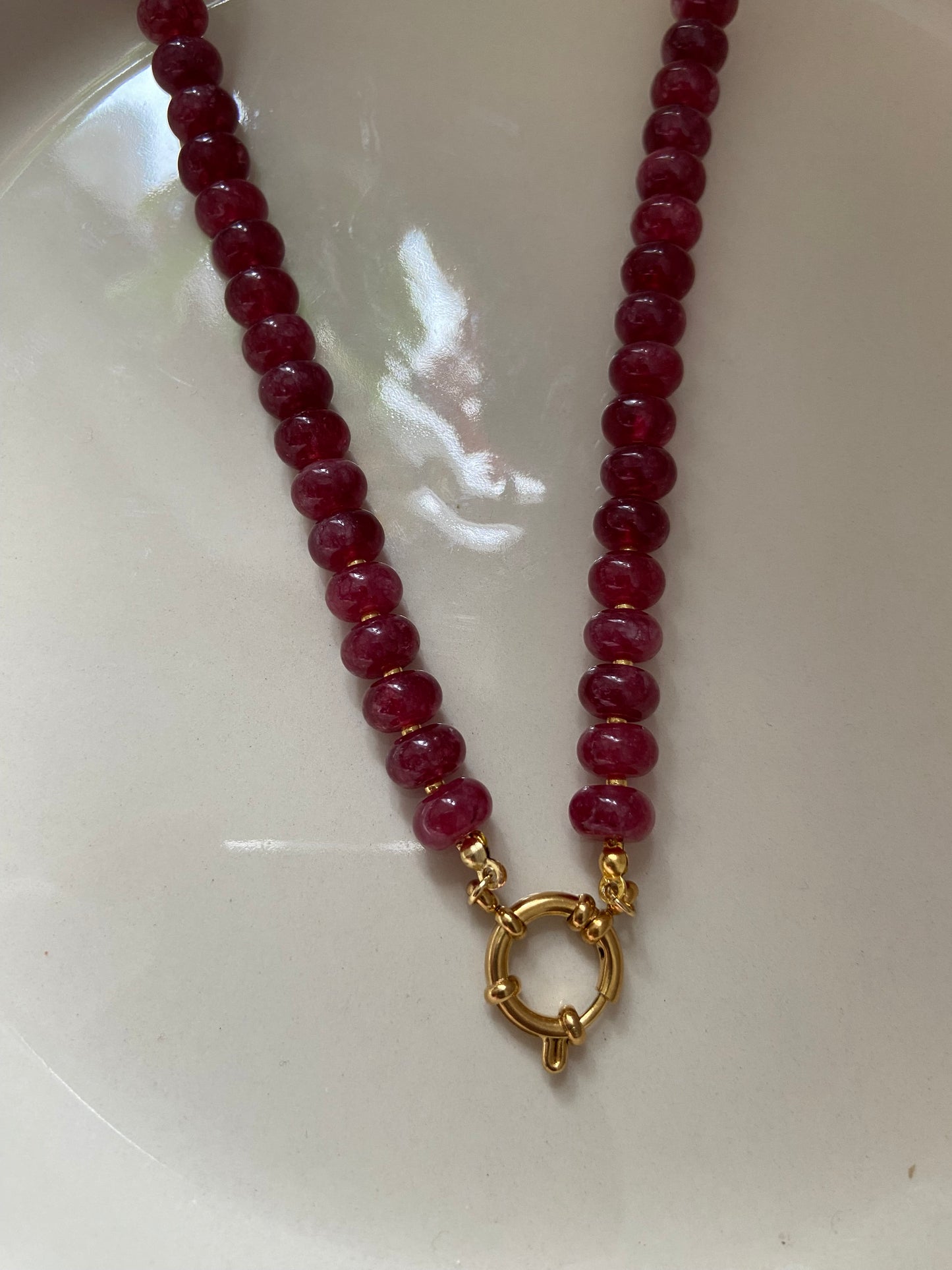 Natuurstenen Kralenketting – Verkrijgbaar in 6 Kleuren
