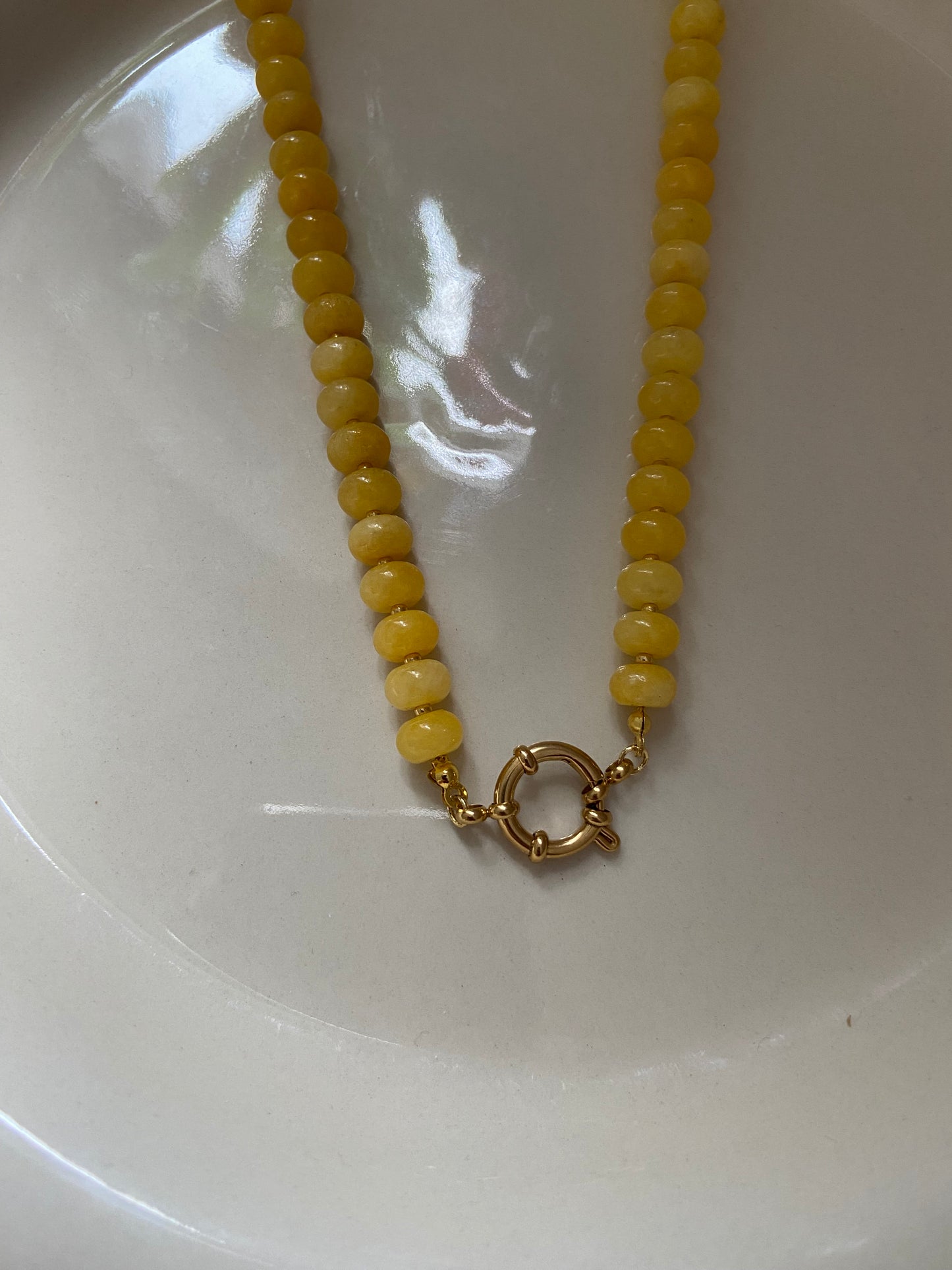 Natuurstenen Kralenketting – Verkrijgbaar in 6 Kleuren
