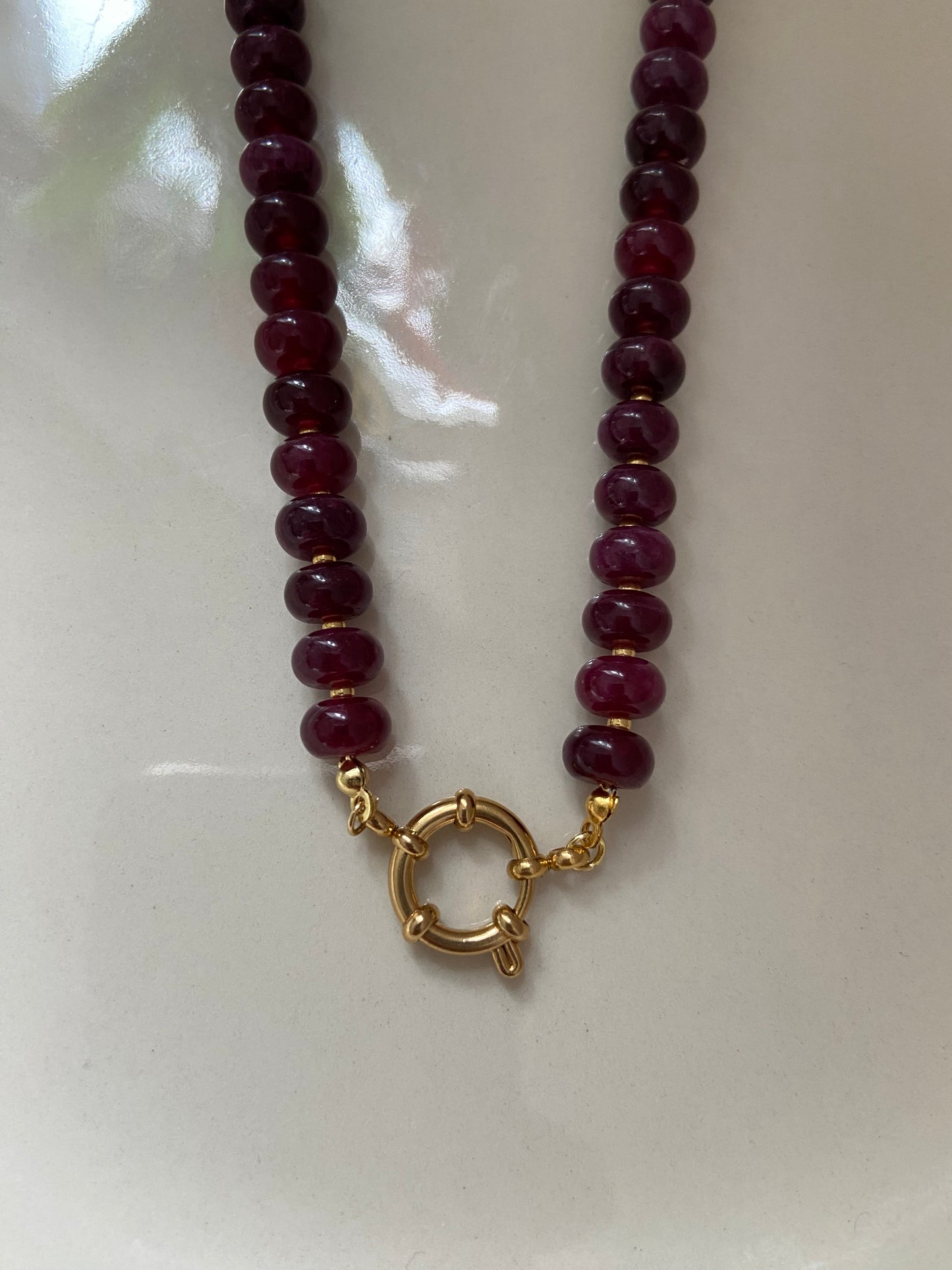 Natuurstenen Kralenketting – Verkrijgbaar in 6 Kleuren