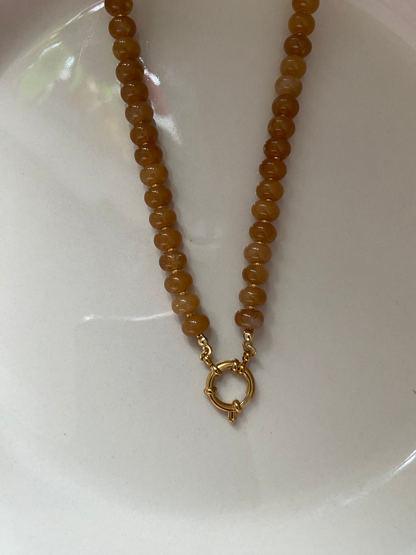 Natuurstenen Kralenketting – Verkrijgbaar in 6 Kleuren